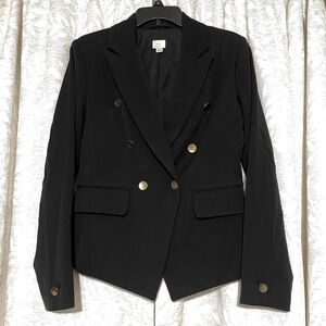 A New Day Black Double Breasted Blazer Size 6
